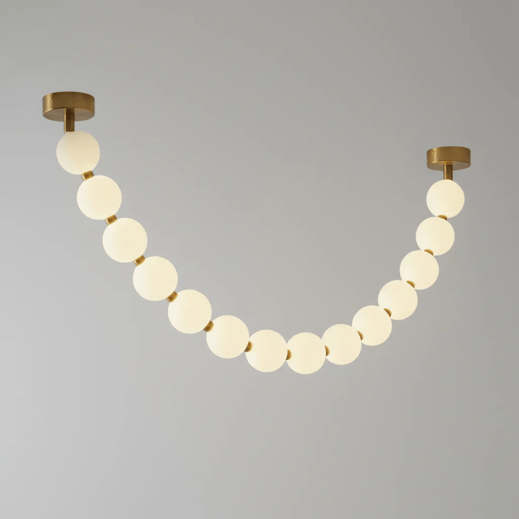 Pearl Necklace Balls Chandelier - DEPRIMO