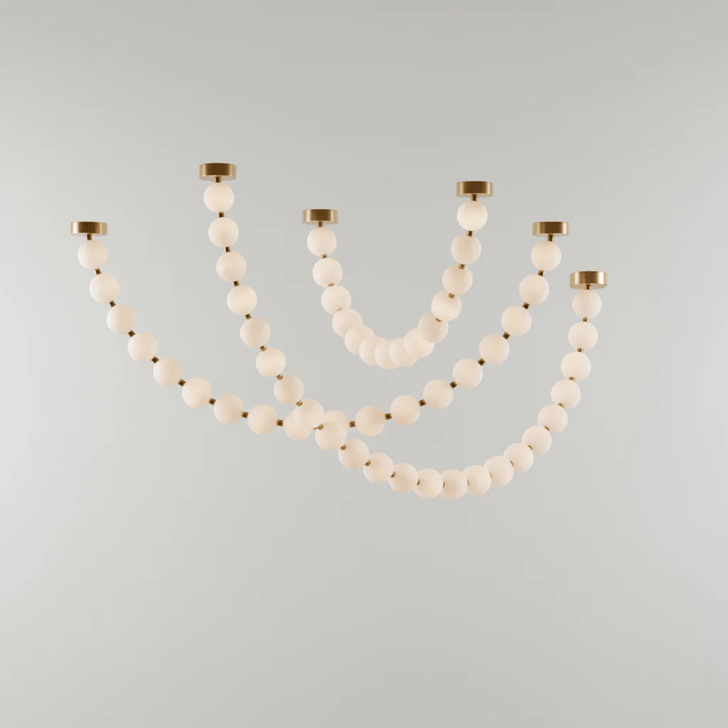 Pearl Necklace Balls Chandelier - DEPRIMO