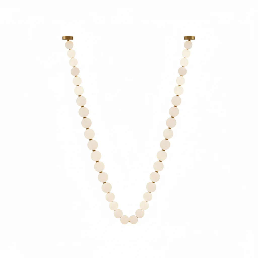 Pearl Necklace Balls Chandelier - DEPRIMO
