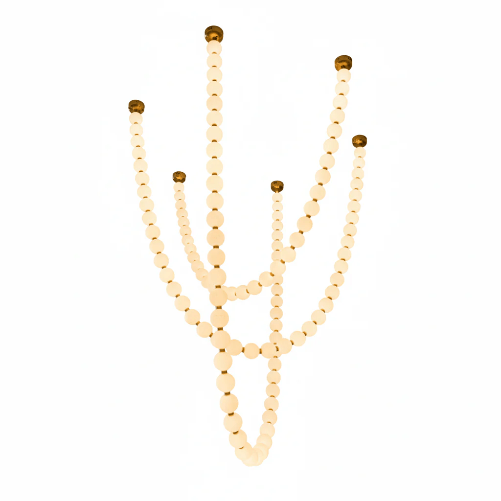 Pearl Necklace Balls Chandelier - DEPRIMO