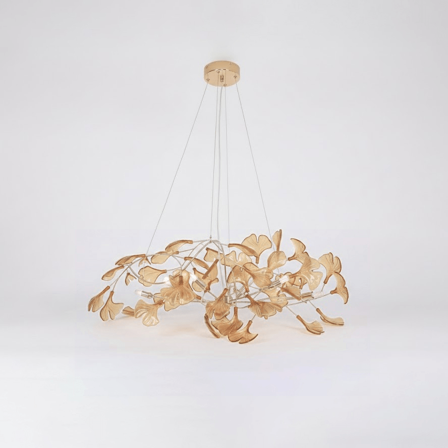 Acrylic Ginkgo Leaf Chandelier - Vakkerlight