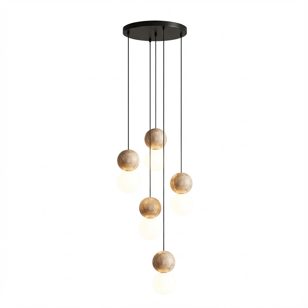 Camille Travertine Pendant Light - DEPRIMO