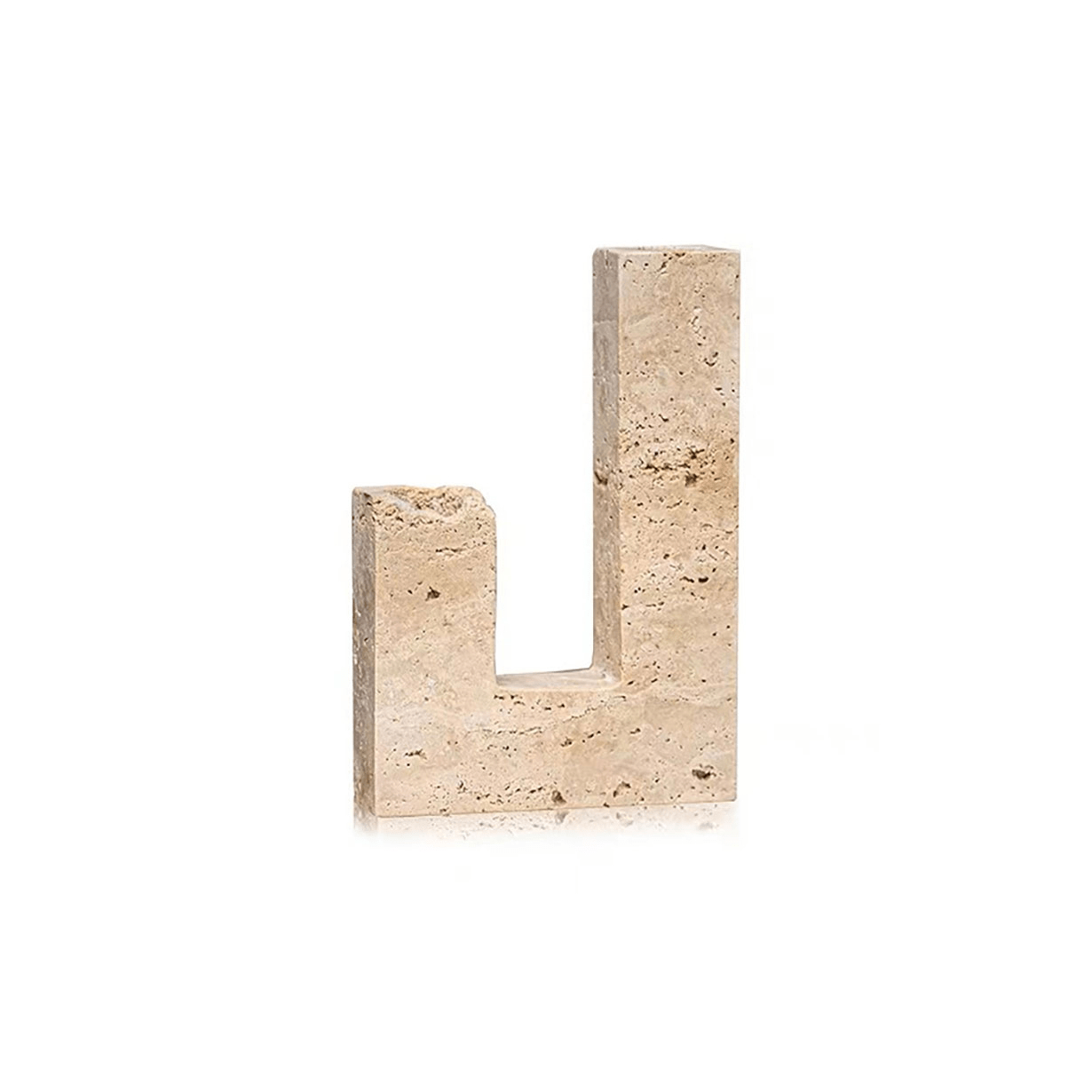 Yellow Travertine Candle Holder - Vakkerlight