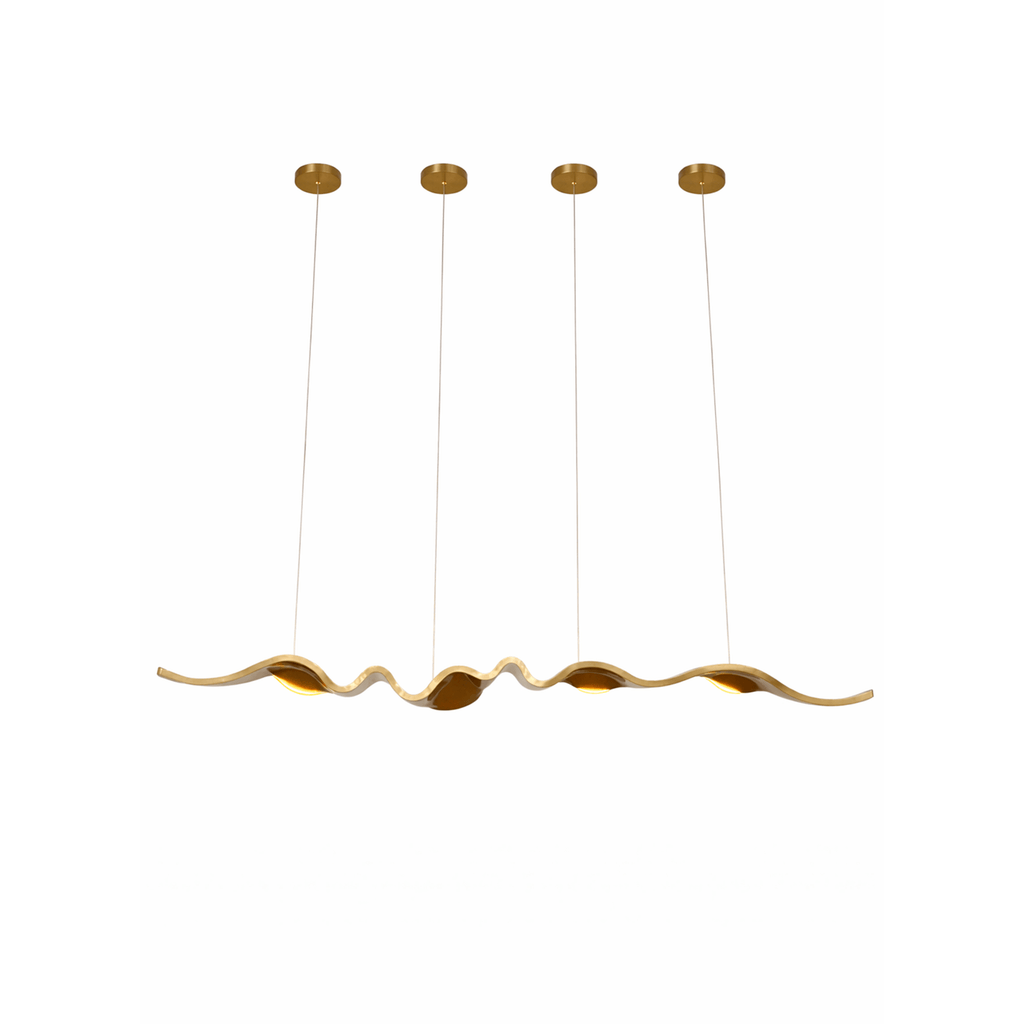 Gold Ribbon Chandelier - Vakkerlight