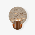 Solis Travertine Round Wall Light - Vakkerlight