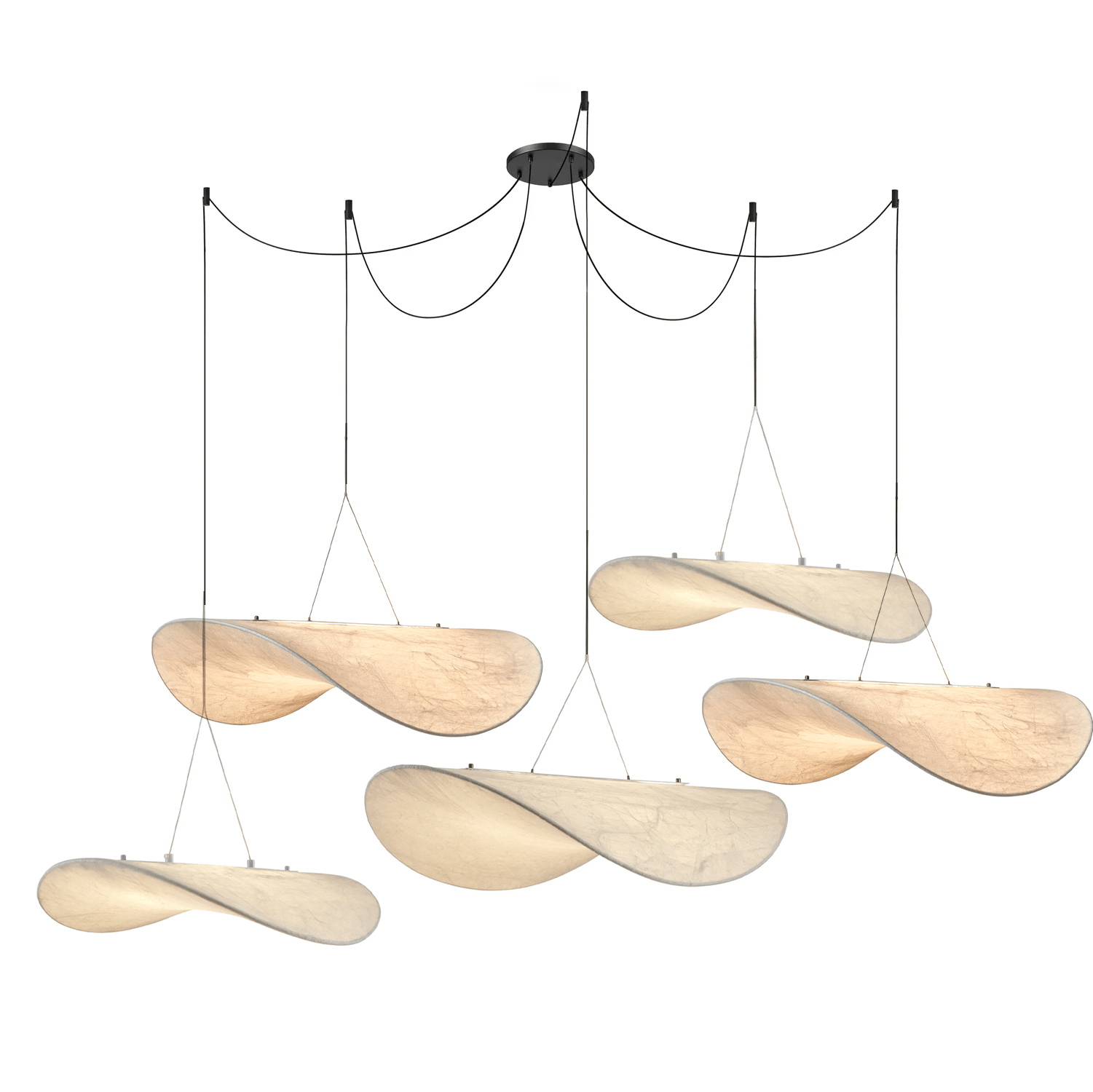 Tense Silk Pendant Light - DEPRIMO