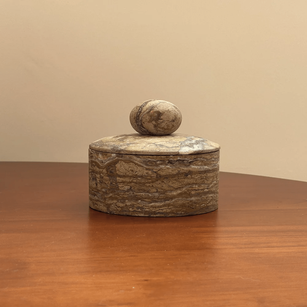 Strata Sphere Stone Storage Box - Vakkerlight