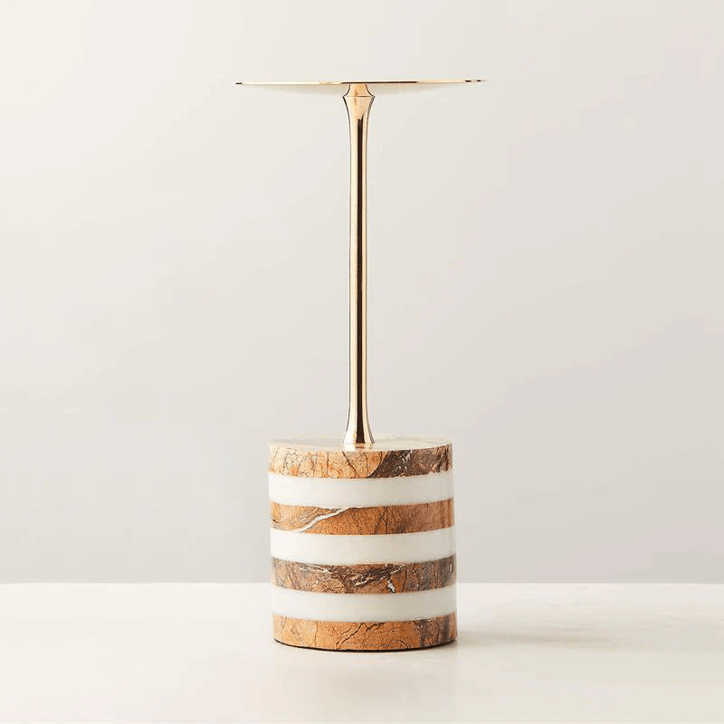 Strata Rise Marble Candle Holder - Vakkerlight