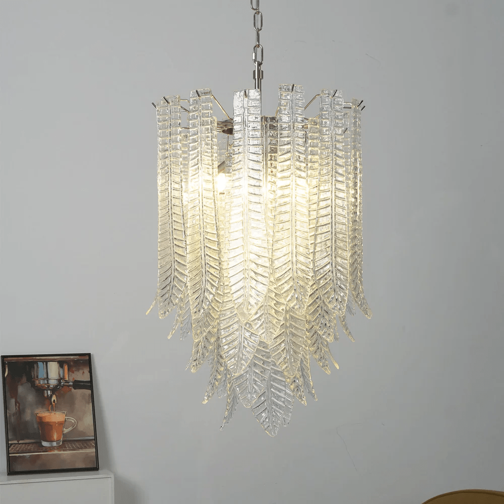 Стеклянная люстра Silvae Veil