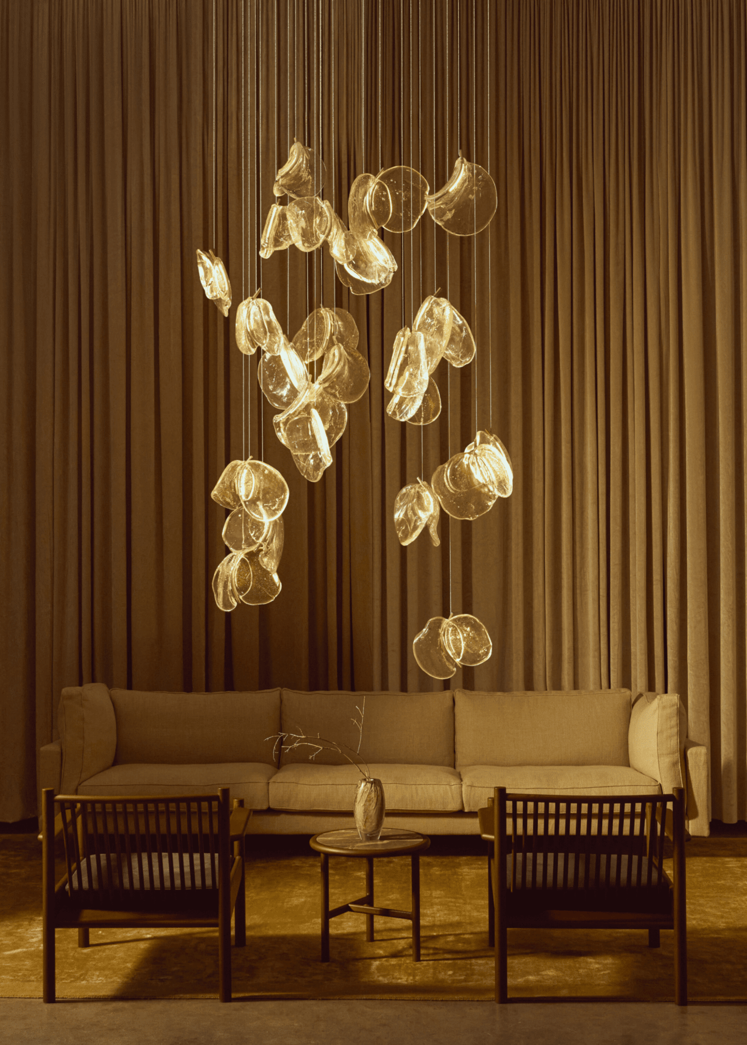 Підвісний світильник Luminous Glass Petals