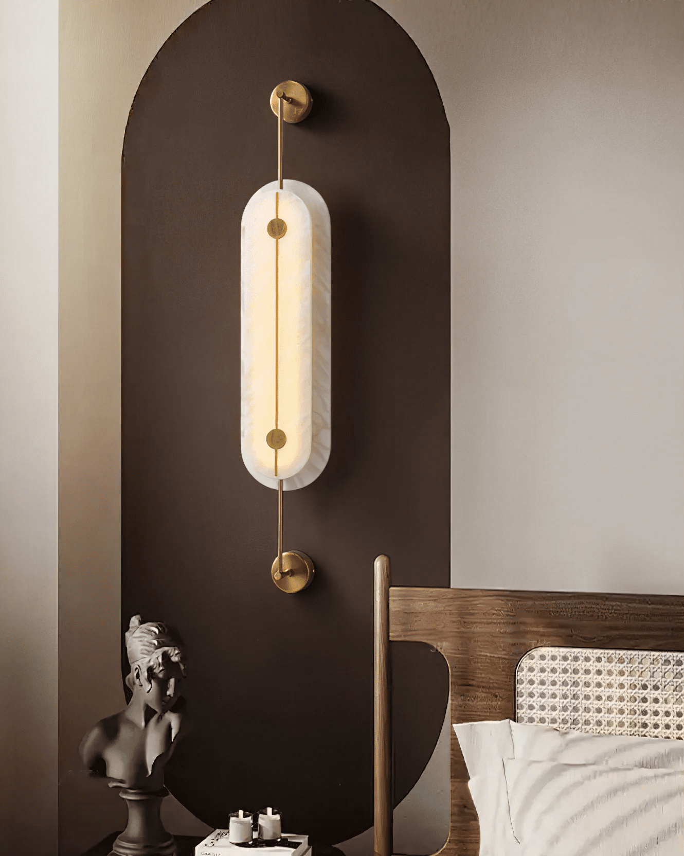 Настінний світильник Solvane Alabaster