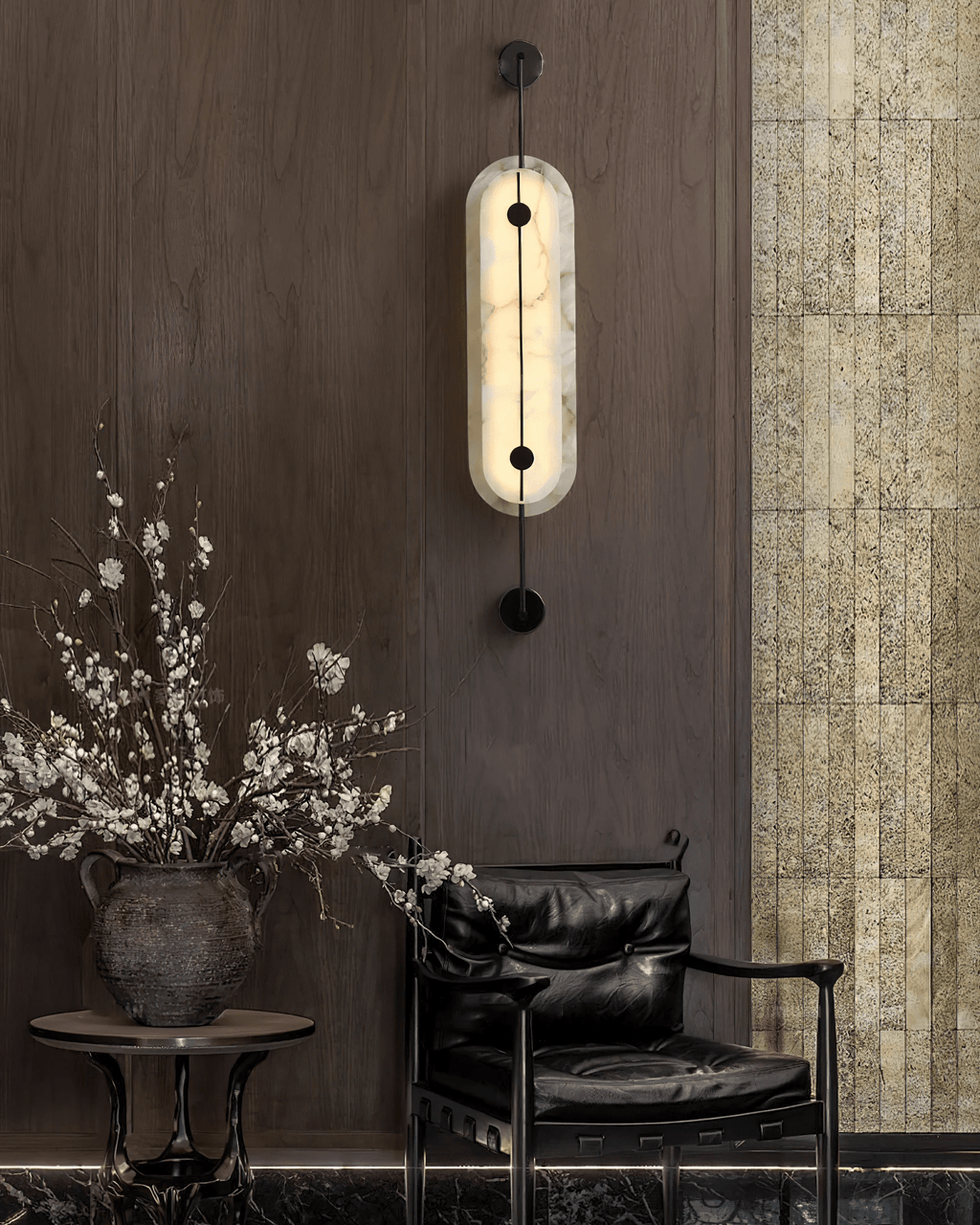 Настінний світильник Solvane Alabaster