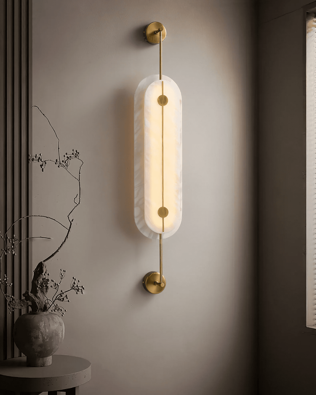 Настінний світильник Solvane Alabaster