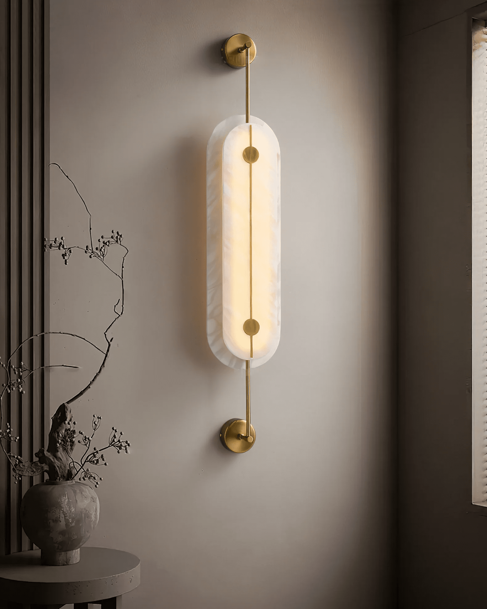 Настінний світильник Solvane Alabaster