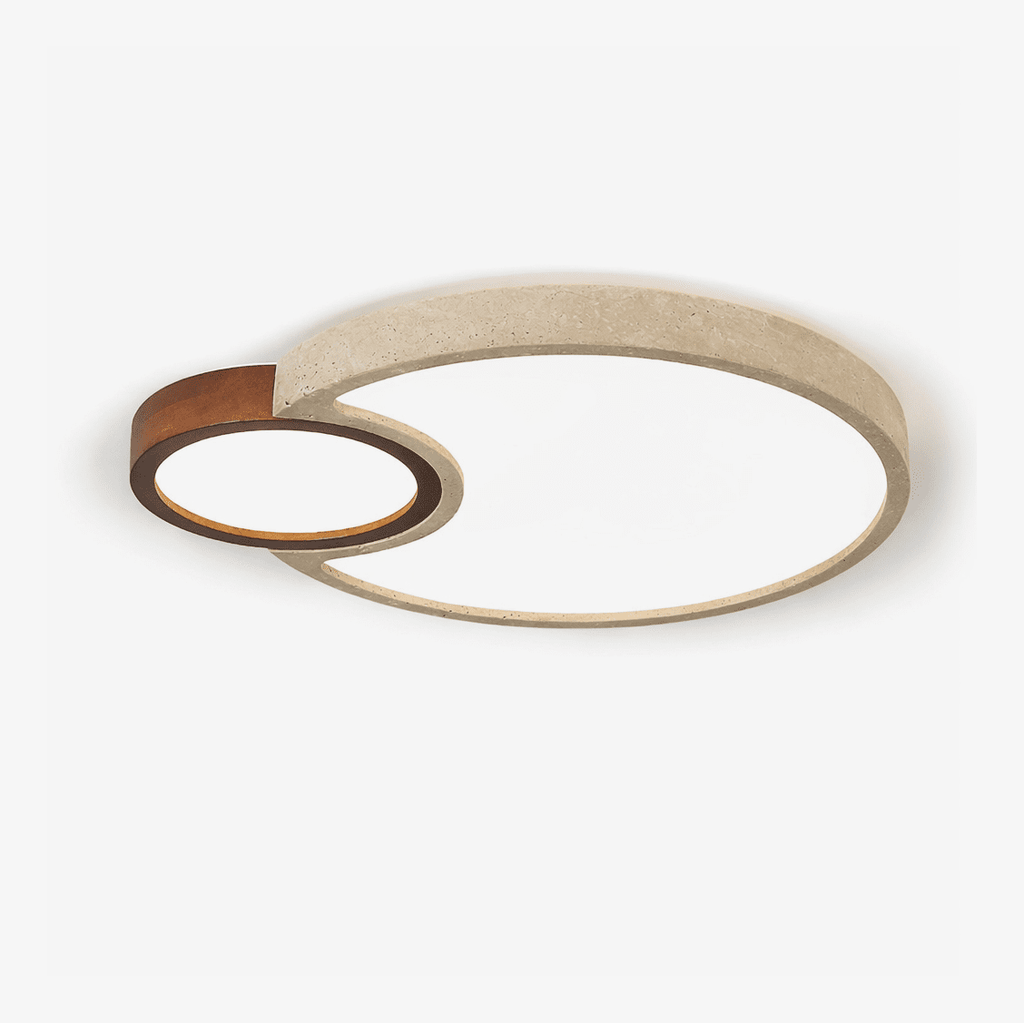 Orba Travertine Ceiling Light