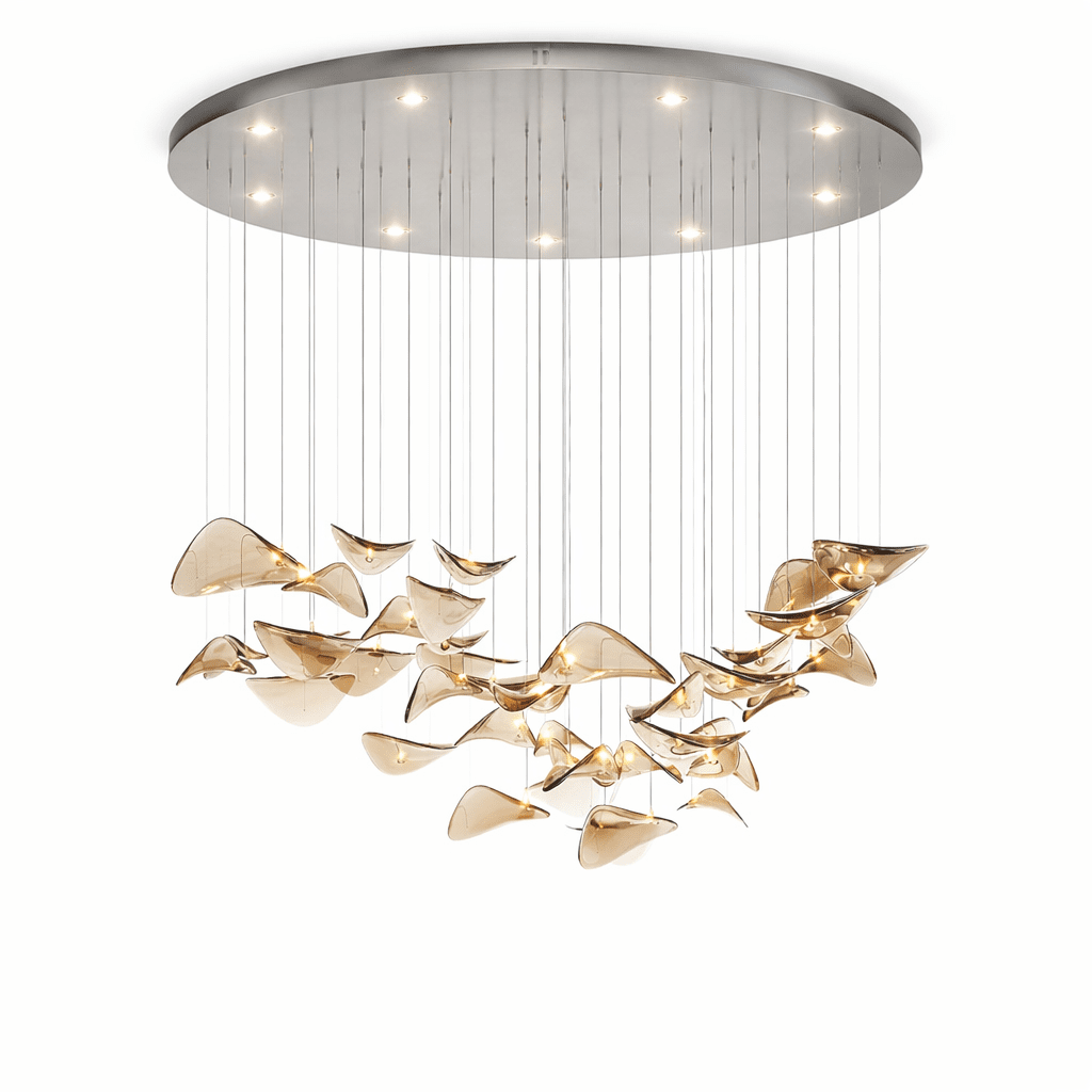 Wave Floating Leaf Chandelier - DEPRIMO