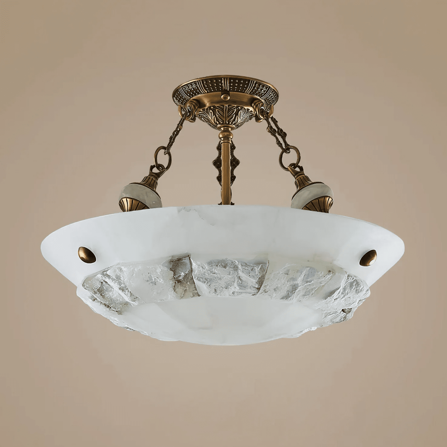 Aureon Alabaster Ceiling Light