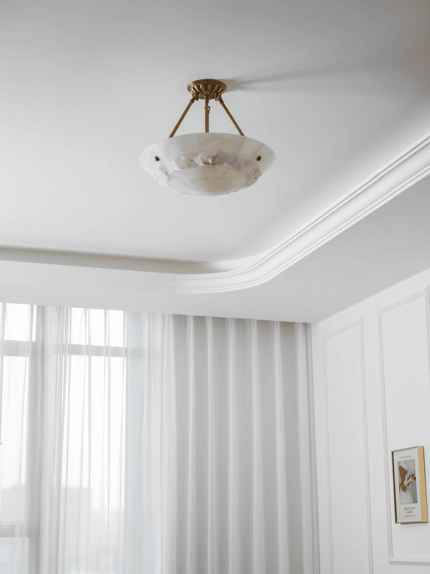 Aureon Alabaster Ceiling Light