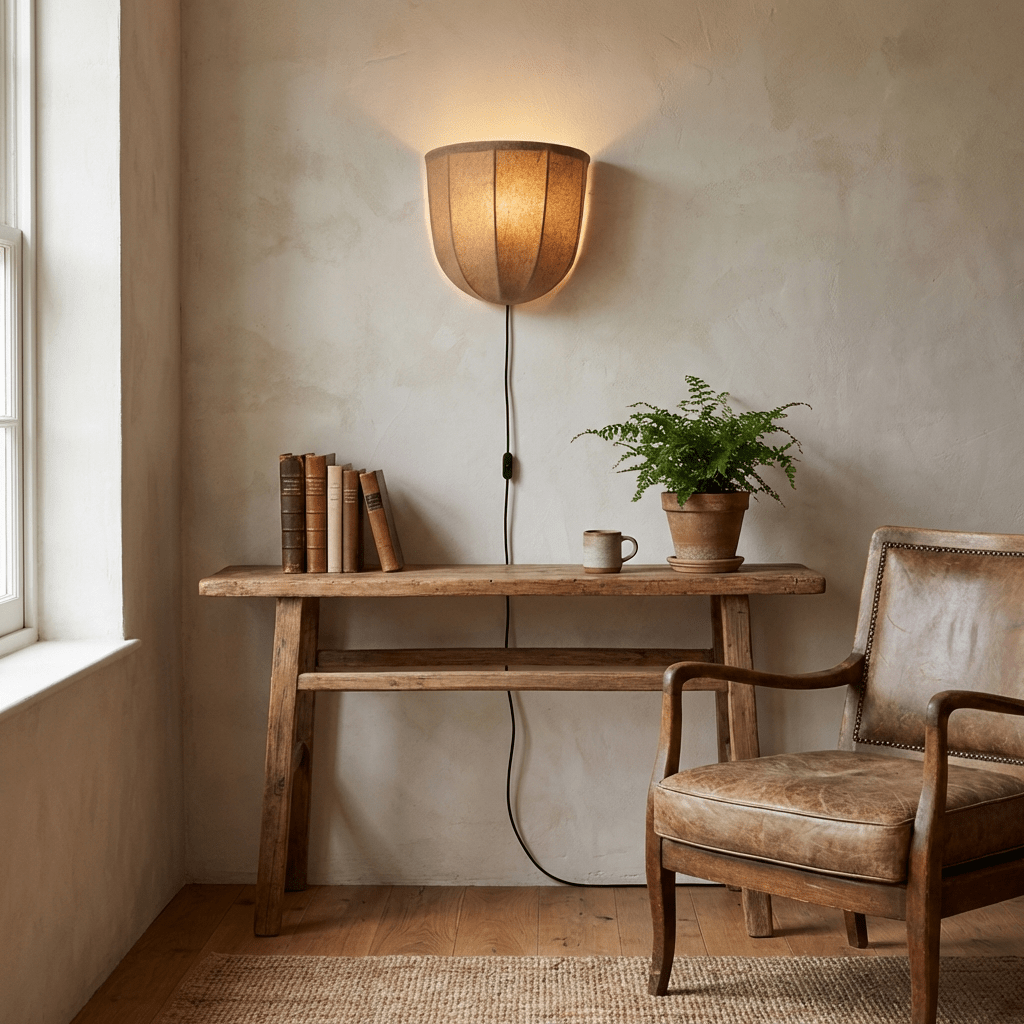 Настінний світильник Sienna Linen з вилкою