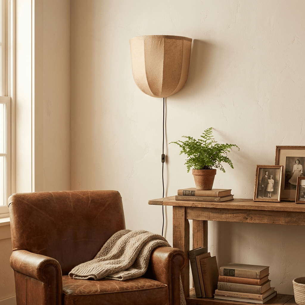 Настінний світильник Sienna Linen з вилкою