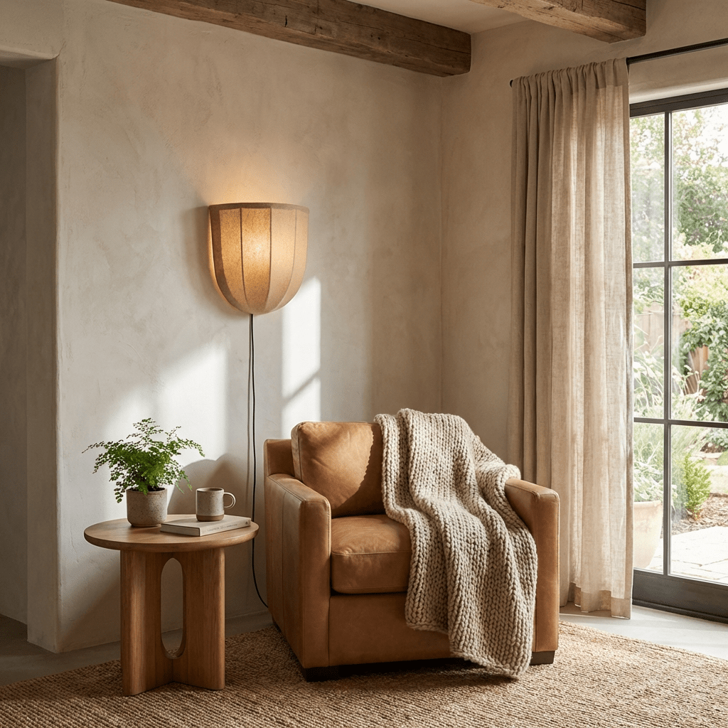 Настінний світильник Sienna Linen з вилкою