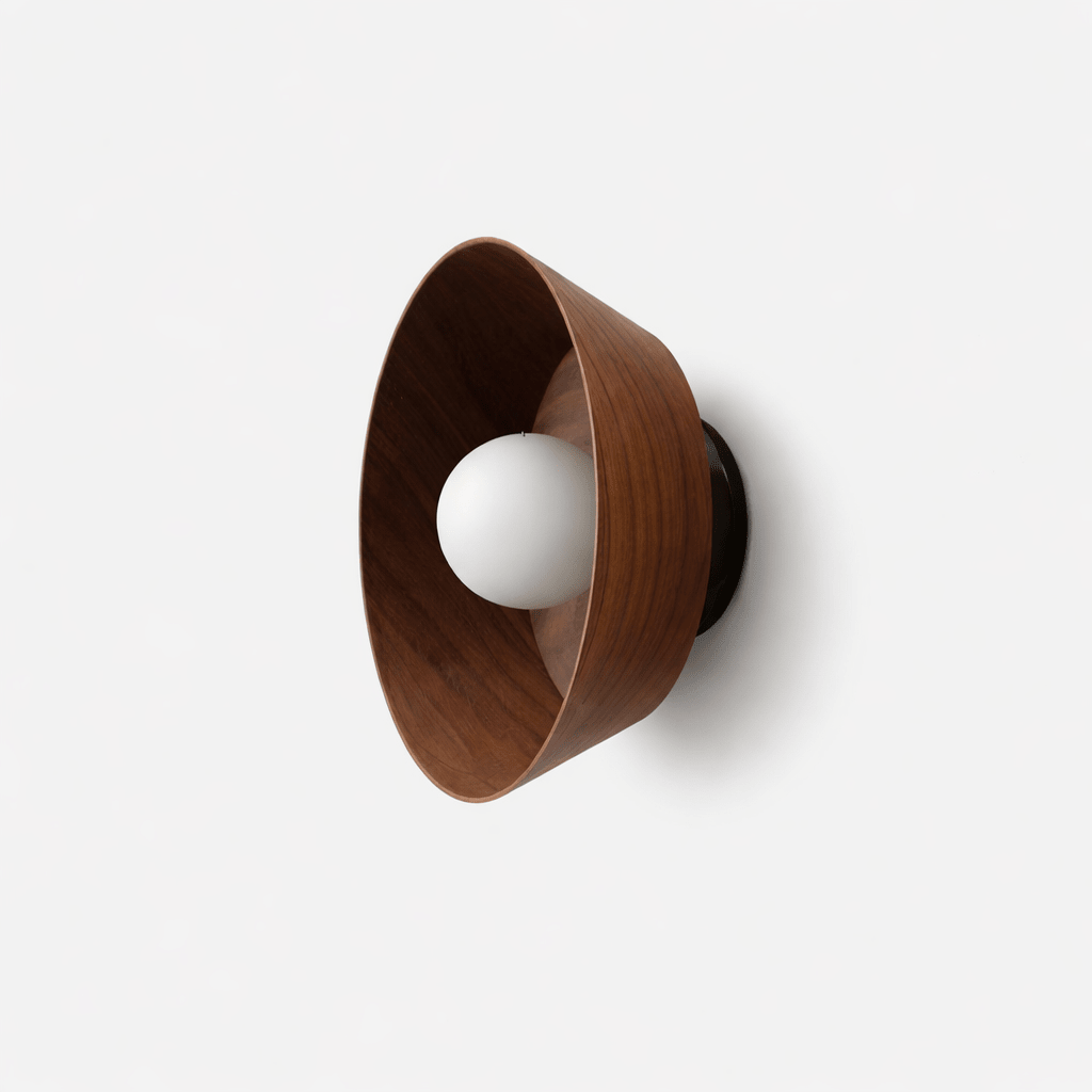 Vireo Wood Disc Wall Light - Vakkerlight
