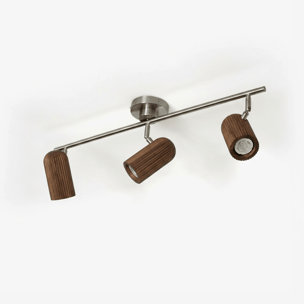 Trio Wood Ceiling Light - Vakkerlight