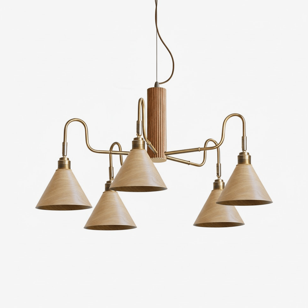 Дерев'яна люстра Bravik
