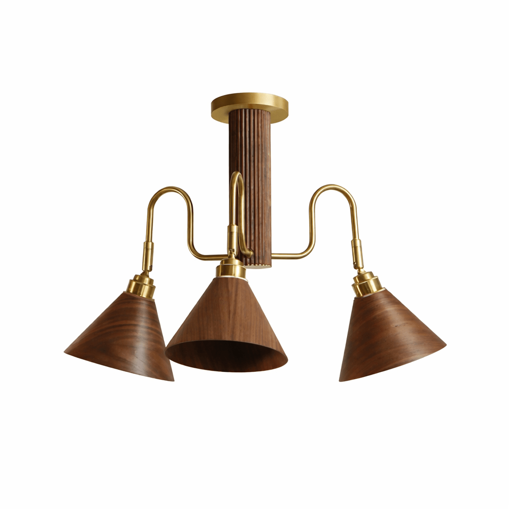 Bravik Wood Chandelier - Vakkerlight