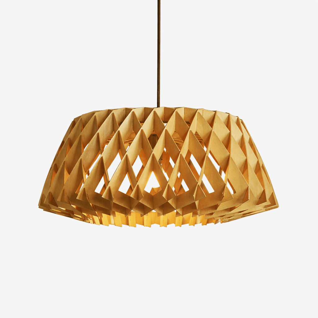 Origami Wood Pendant Lamp - Vakkerlight