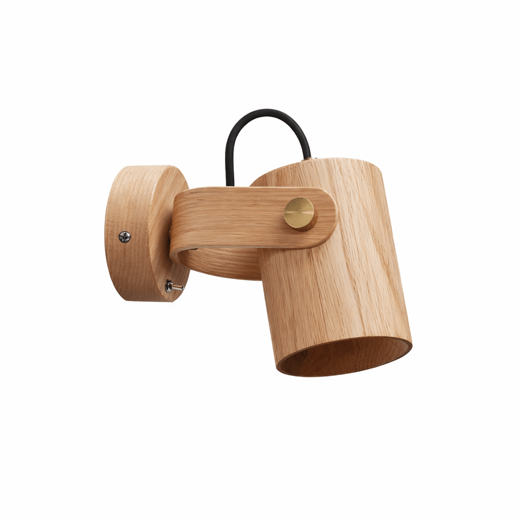 Brinka Wood Wall Spotlight - Vakkerlight