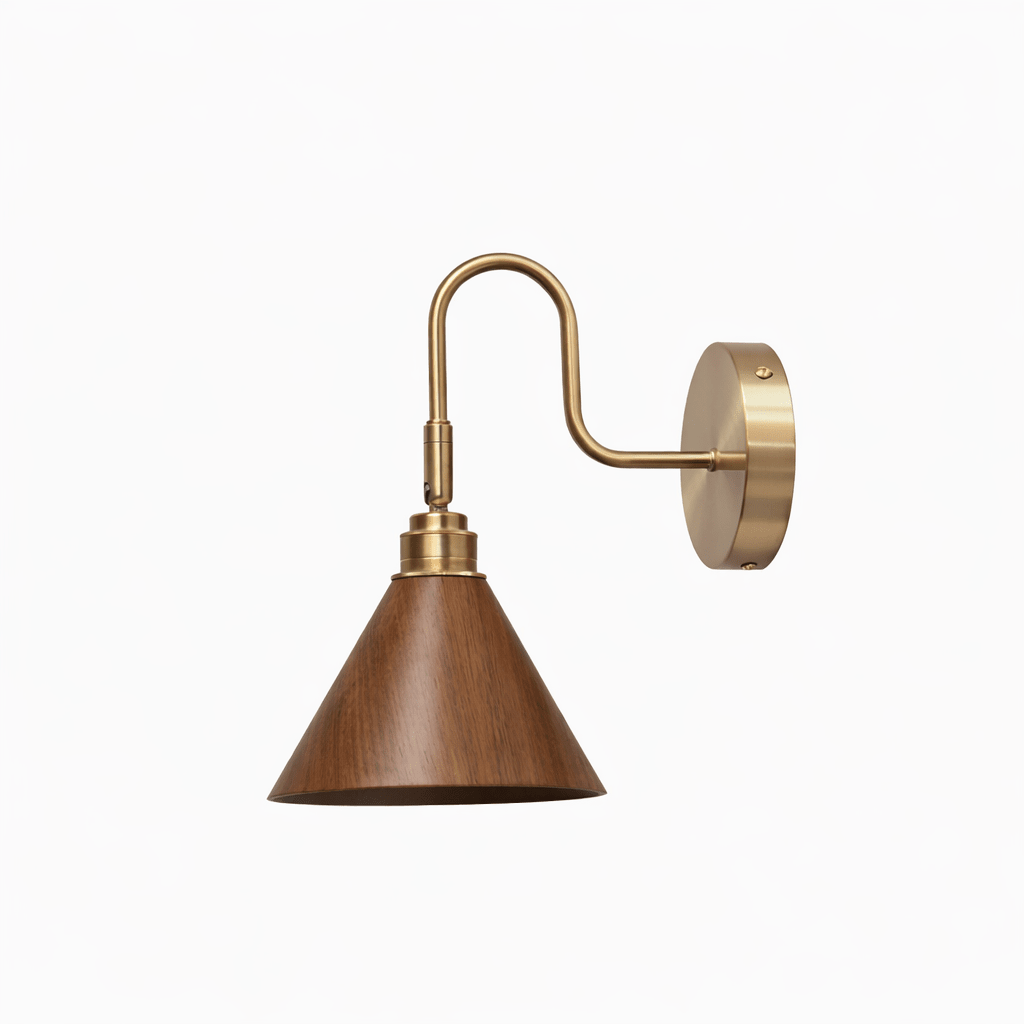 Alver Wood Wall Light - Vakkerlight