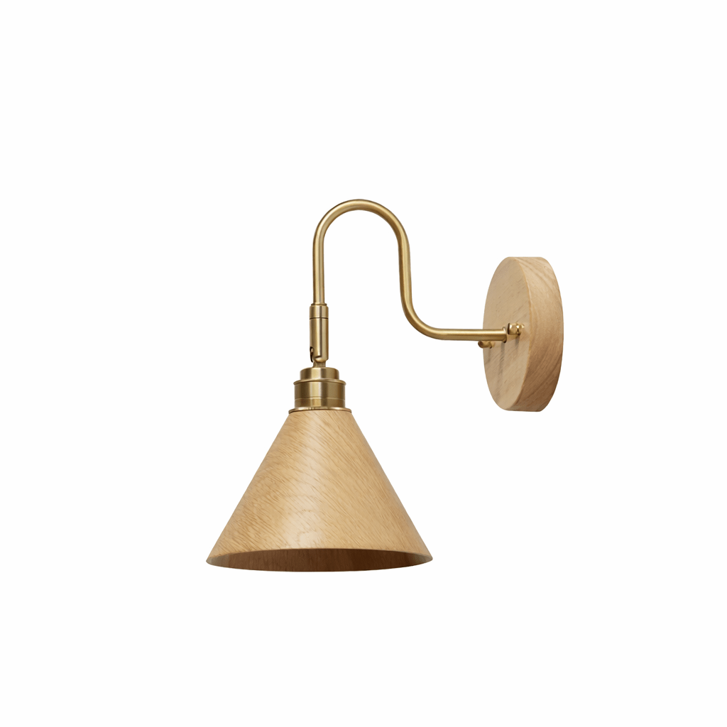 Alver Wood Wall Light - Vakkerlight