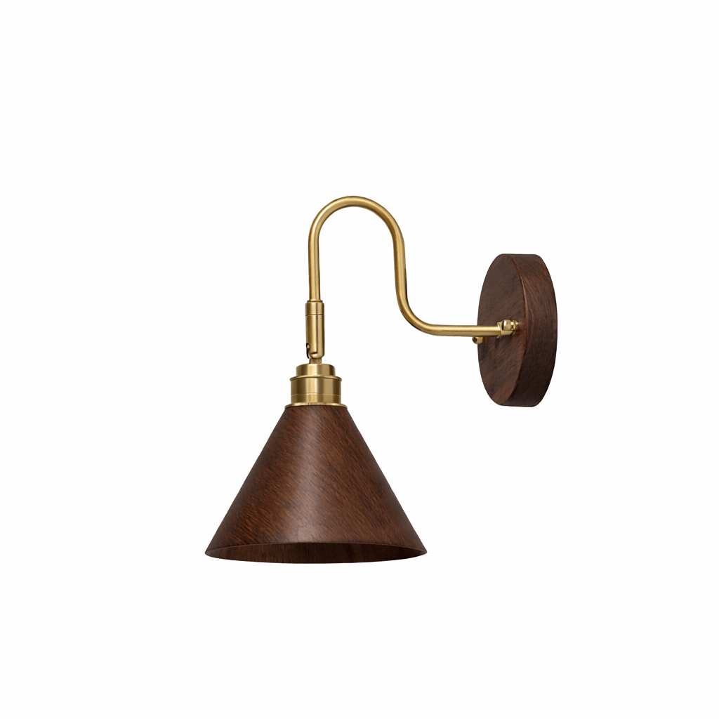 Alver Wood Wall Light - Vakkerlight