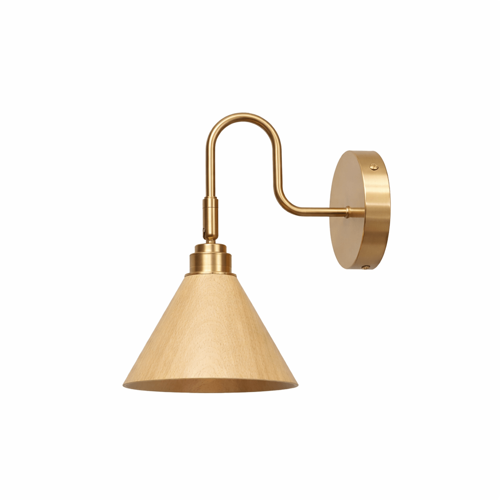 Alver Wood Wall Light - Vakkerlight