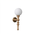 Thalor Wood Globe Wall Lamp - Vakkerlight