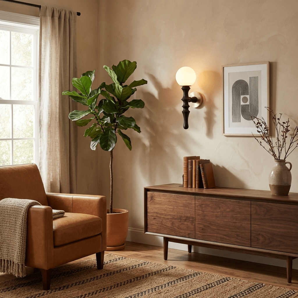 Настінний світильник Thalor Wood Globe