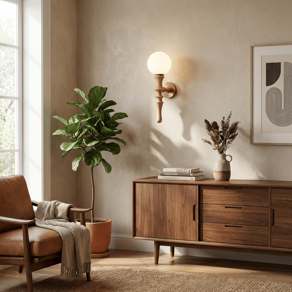 Настінний світильник Thalor Wood Globe