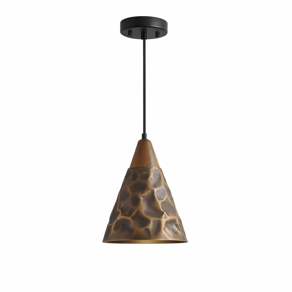 Dravik Hammered Brass Pendant Collection - Vakkerlight