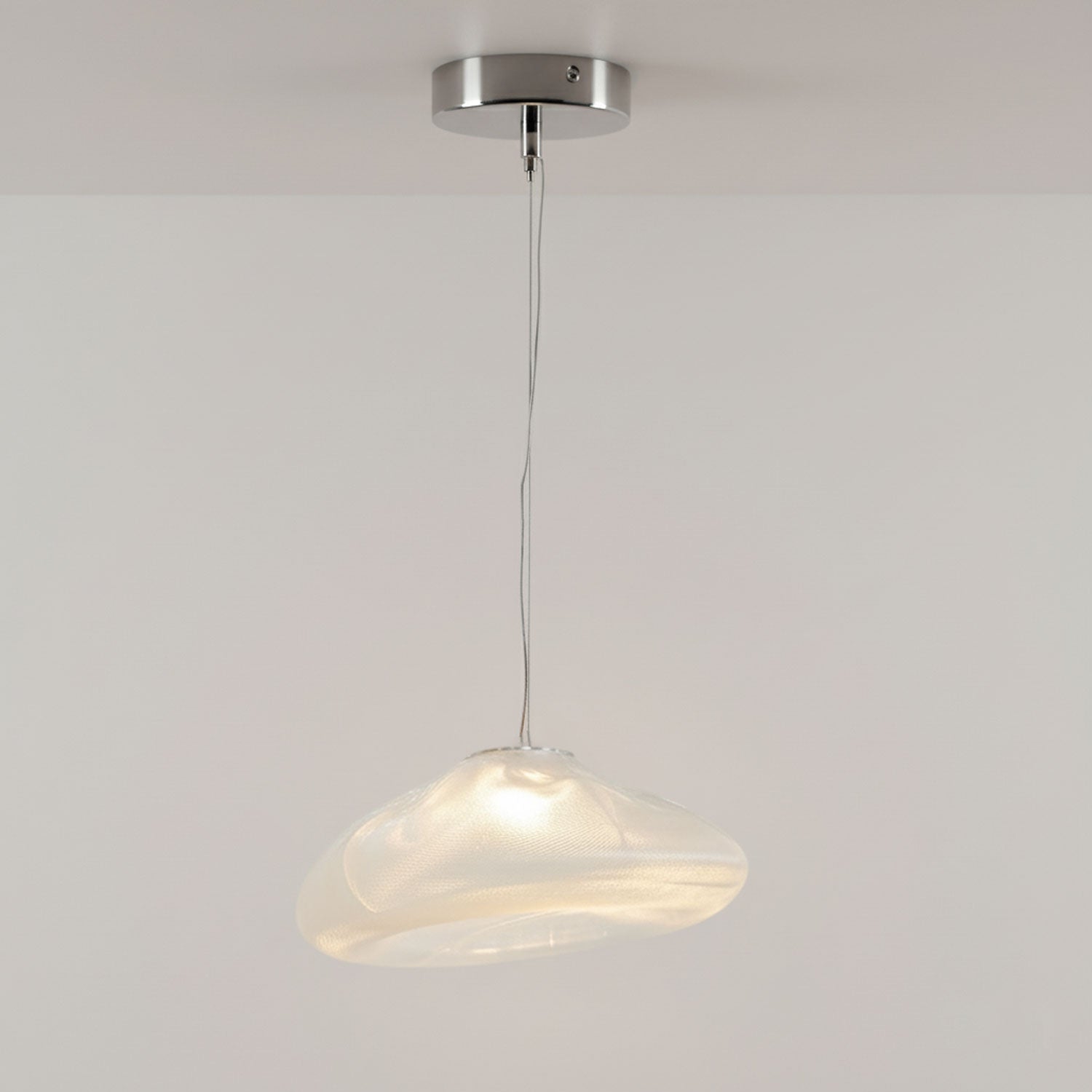 Blown Glass Mesh Pendant Light - DEPRIMO