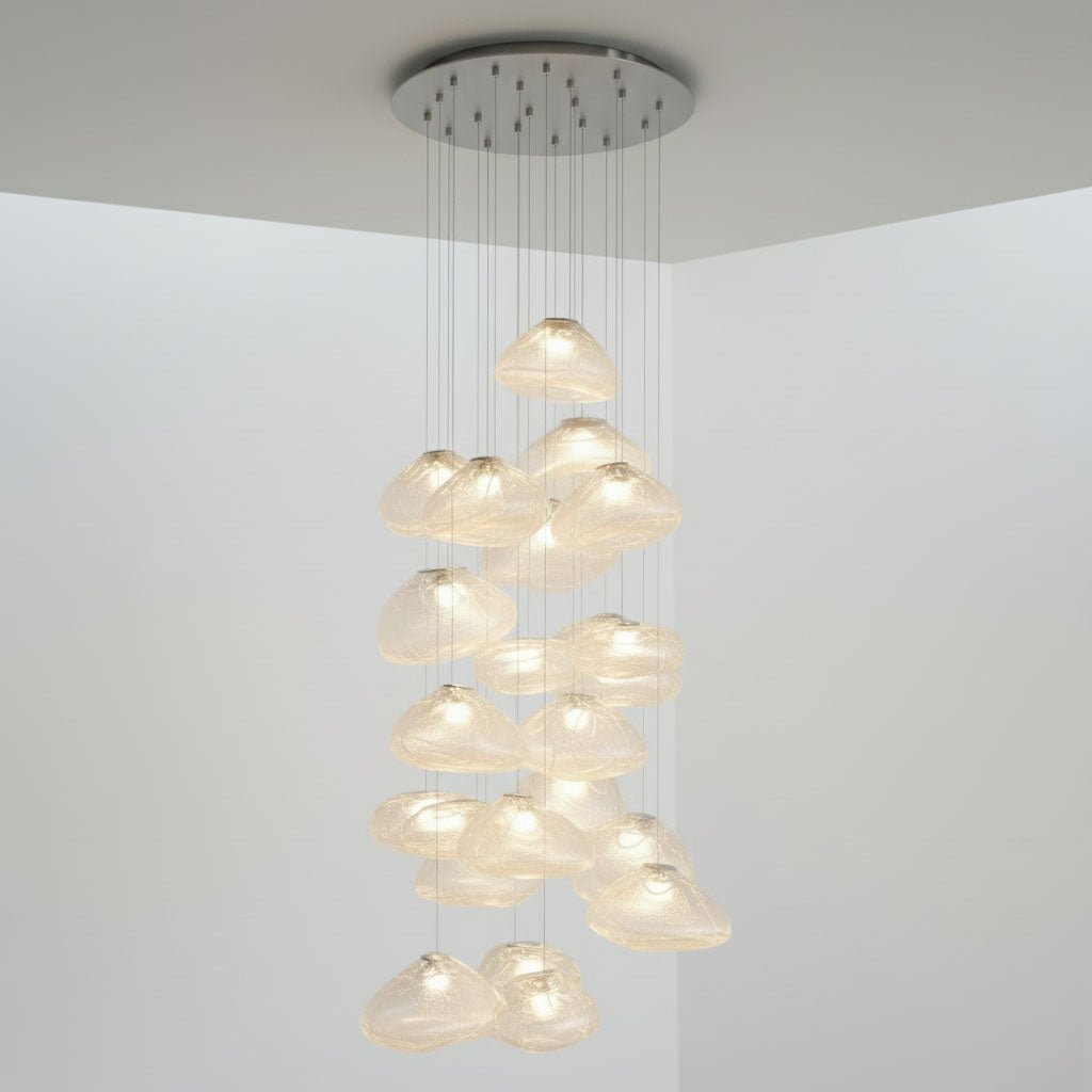 Blown Glass Mesh Pendant Light - DEPRIMO
