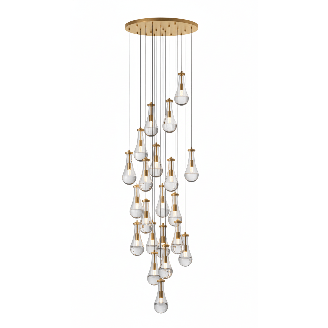 Leontine Glass Pendant Lamp - DEPRIMO