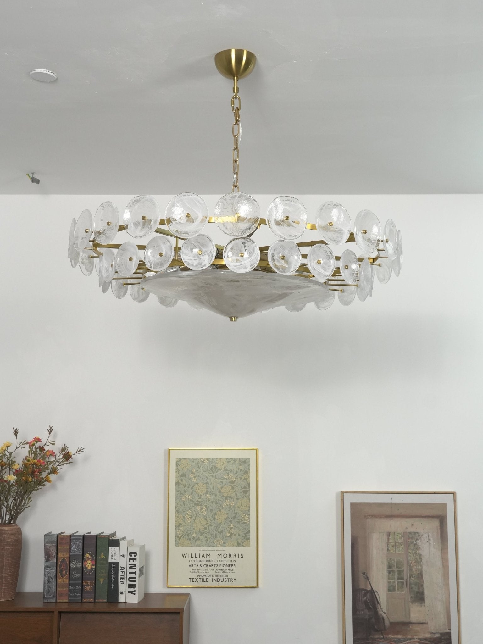 Люстра Solaris Disc Murano