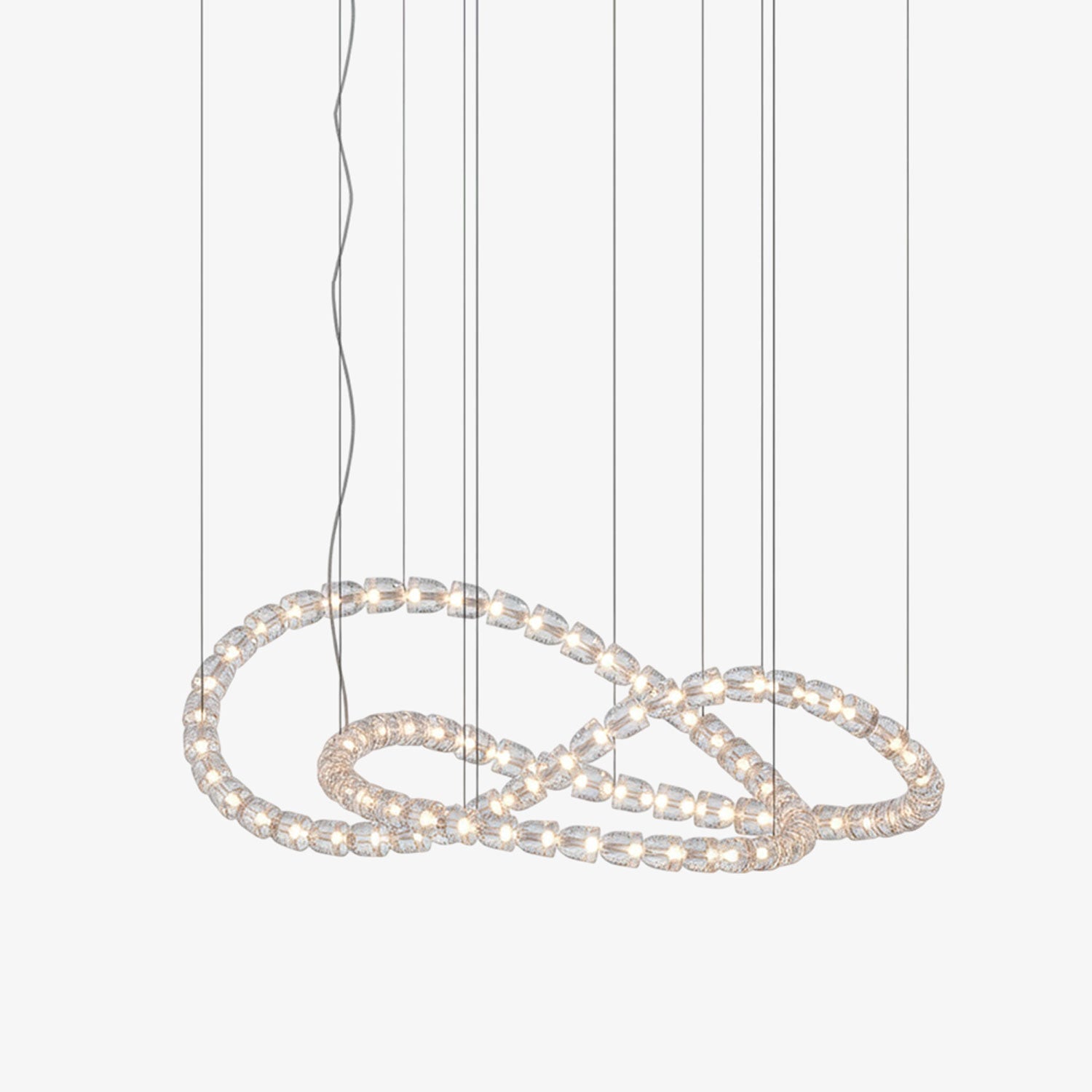 The Gabriel Infinity LED Chandelier | Custom Size & Made-to-Order Lighting for Luxury Homes & Commercial Spaces