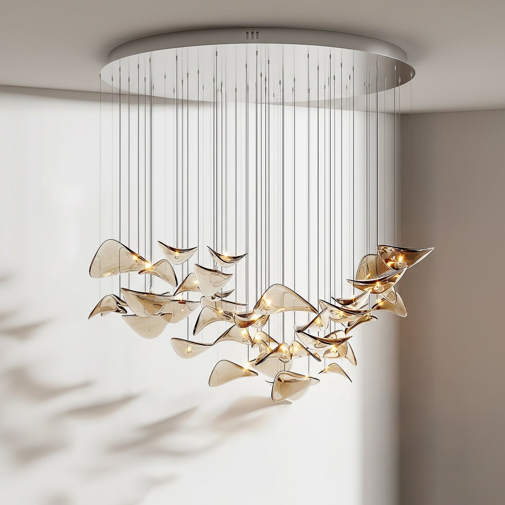 Wave Floating Leaf Chandelier - DEPRIMO