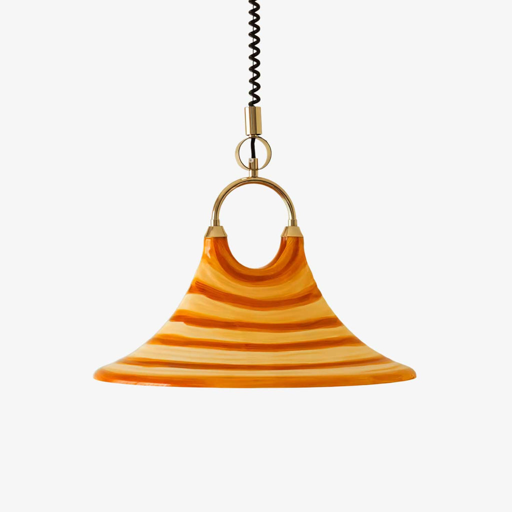 Solari Swirl Glass Pendant Light