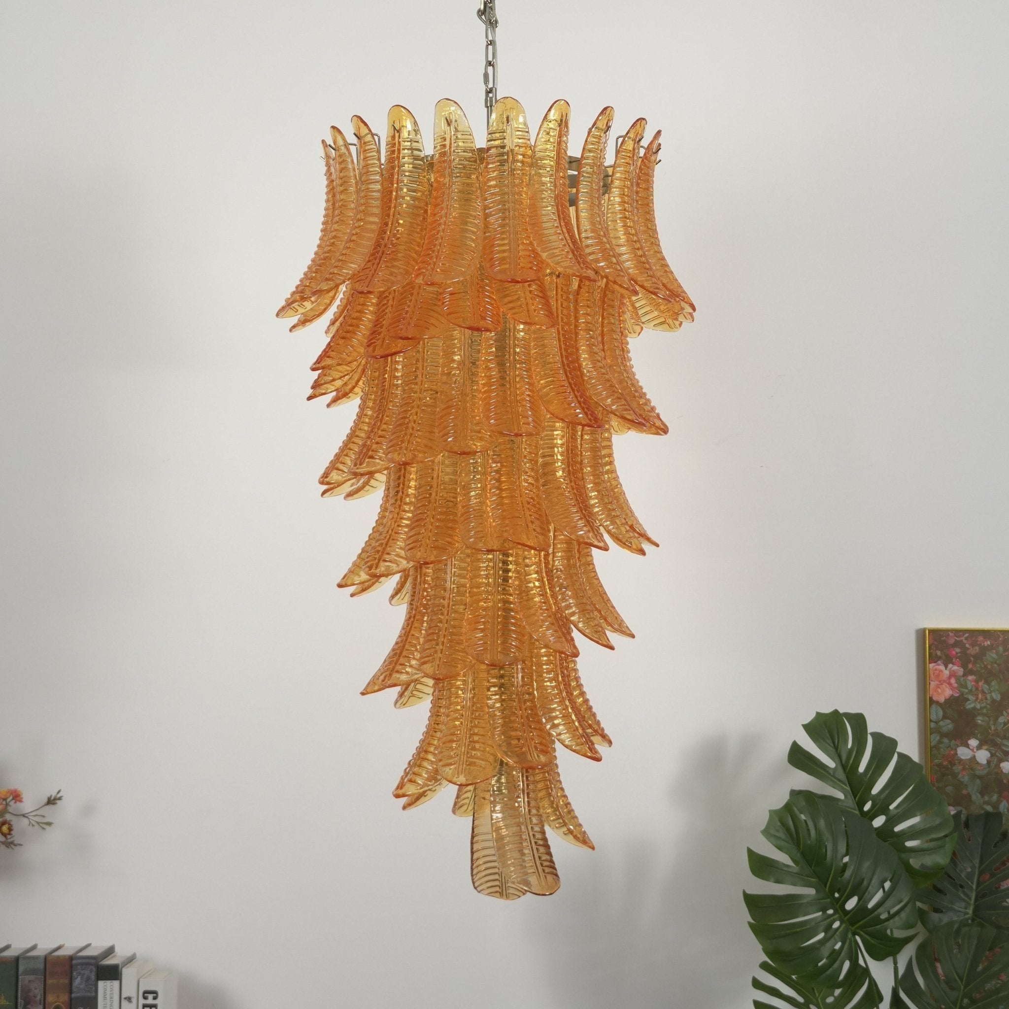 Каскадна люстра Amber Leaf