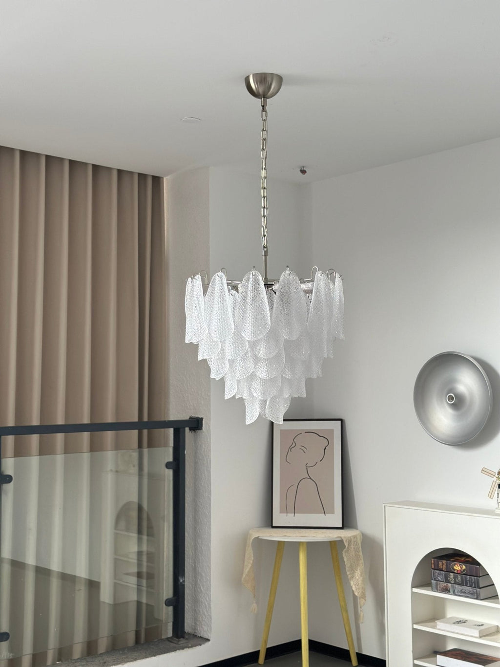 Murano Glass Teardrop Chandelier