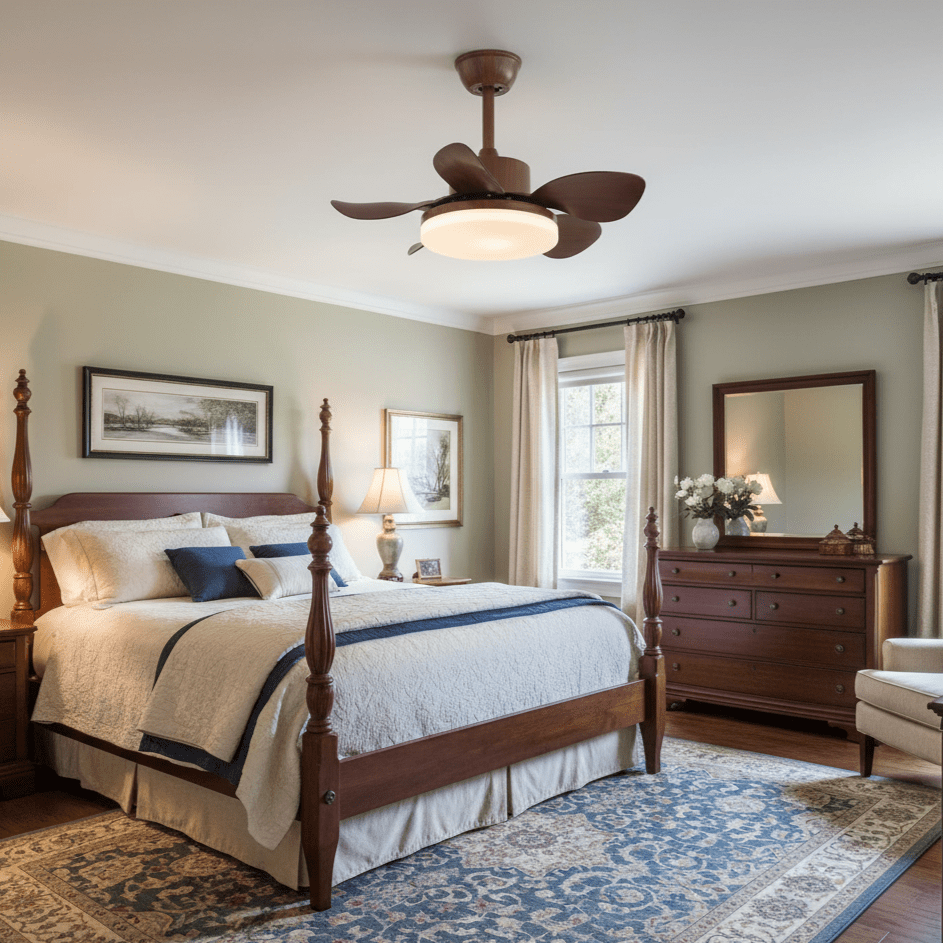 Terra Walnut Ceiling Fan Light