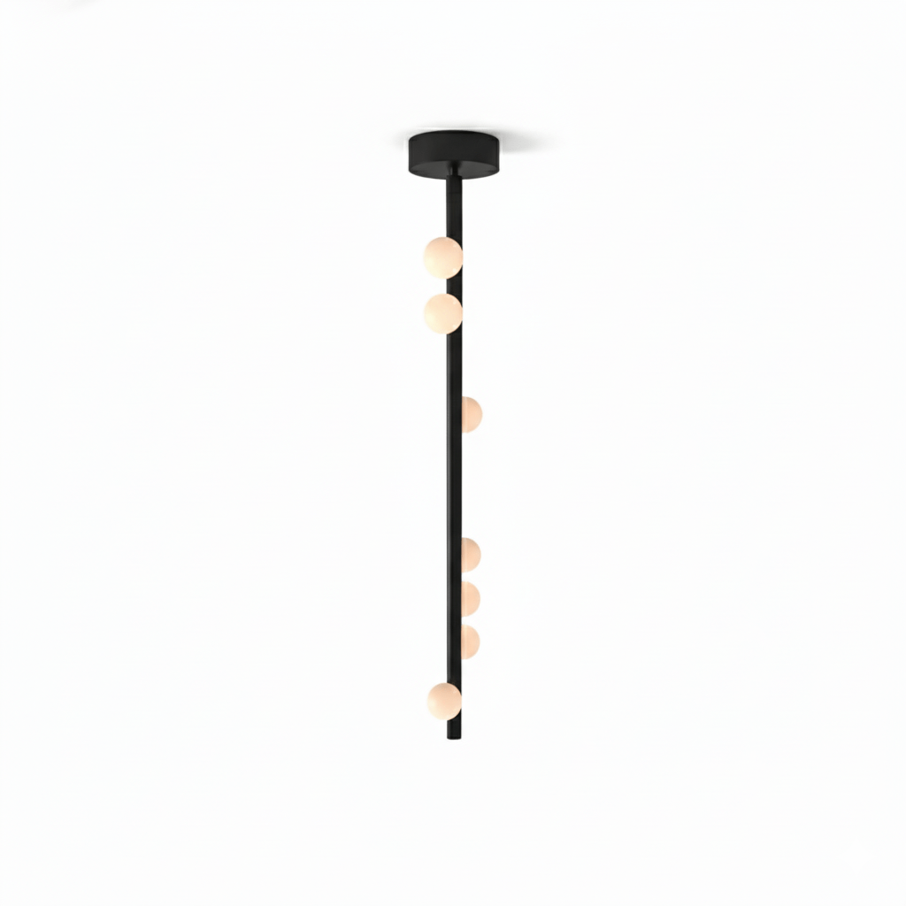 Brass Glass Drop Chandelier - DEPRIMO